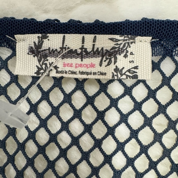 NWOT FREE PEOPLE Filter Finish Cami in navy Sz : S - Picture 8 of 8